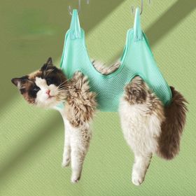 Cat Grooming Hammock Cat Grooming nail cutting anti scratch bite fixed bag bath Trimming Restraint Bag Pet dog groominghammock hanging Pet Supplies