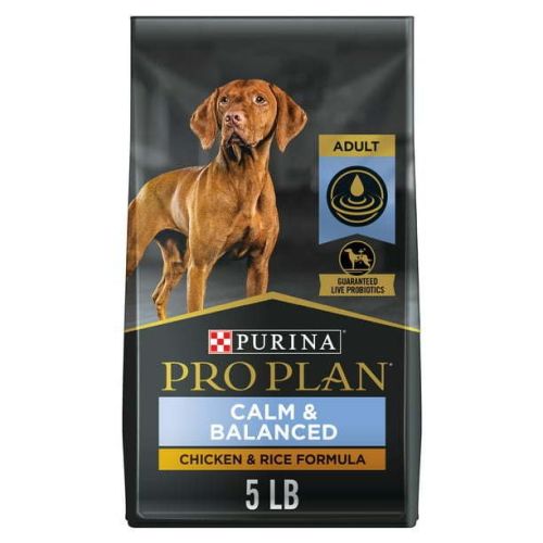 Purina Pro Plan Dog Food Calm & Balanced Adult Dry Chicken & Rice Calming Formula, 5 lb Bag Purina Pro Plan Dog Food Calm & Balanced Adult Dry Chicken & Rice Calming Formula, 5 lb Bag